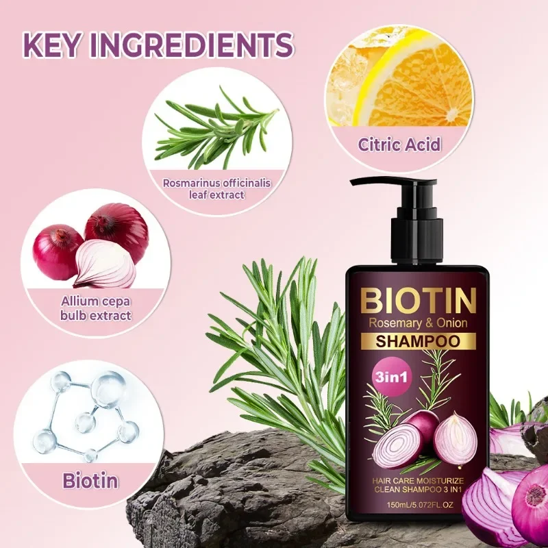 150ml BIOTIN Rosemary & Onion  - đánh giá và giá Hair Care Natural Ingredients