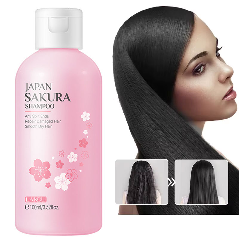 LAIKOU Japan Sakura  Shampoo R - đánh giá và giá Hair Care Korean Products