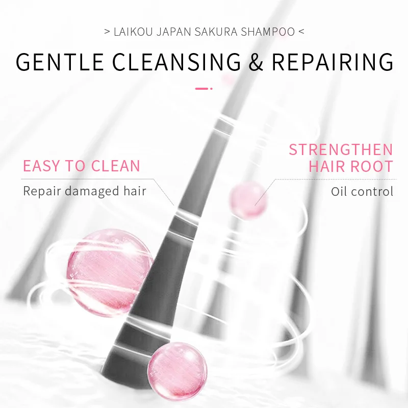 LAIKOU Japan Sakura  Shampoo R - đánh giá và giá Hair Care Korean Products
