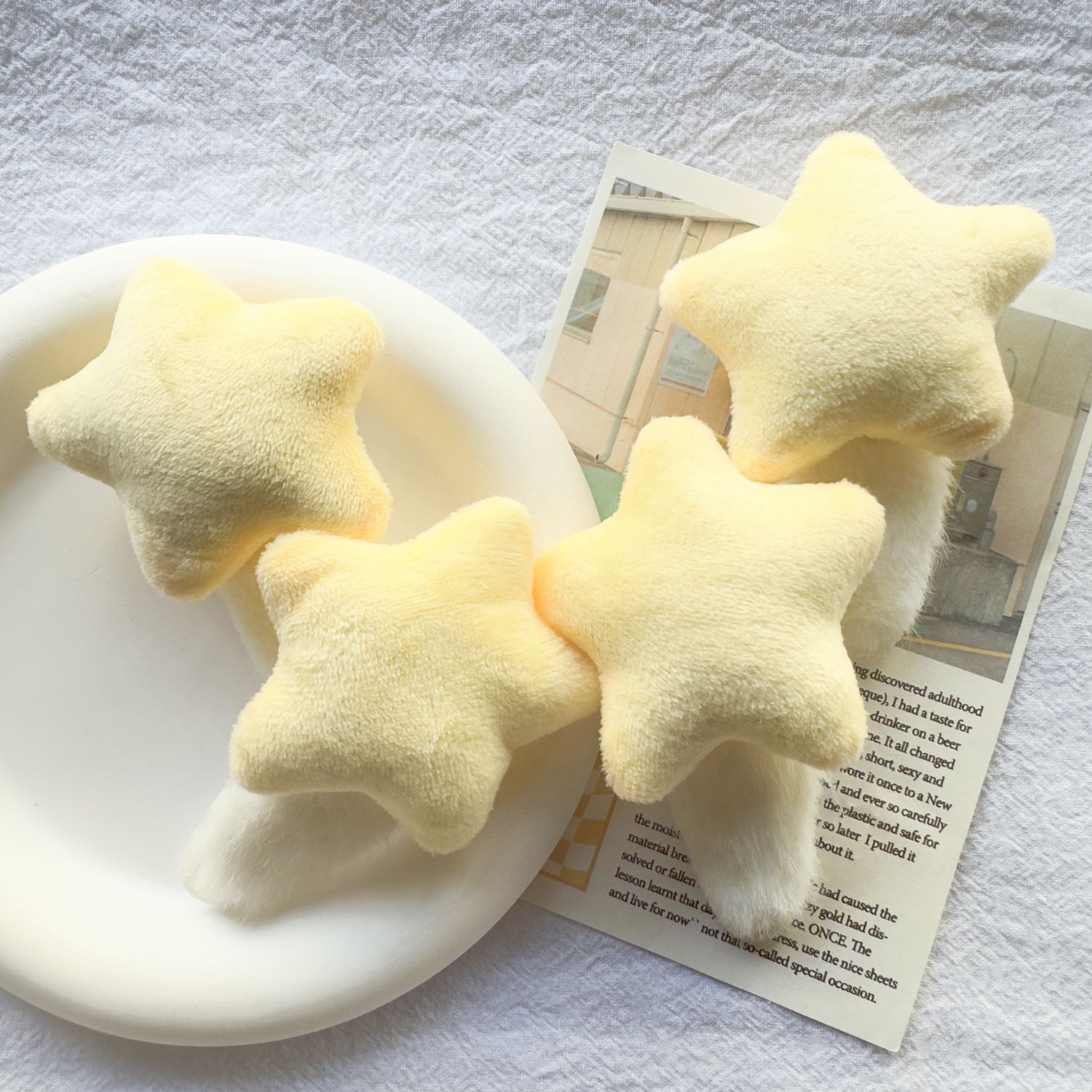 Cute Cream Yellow Plush Star B - đánh giá và giá Hair Care Lotion