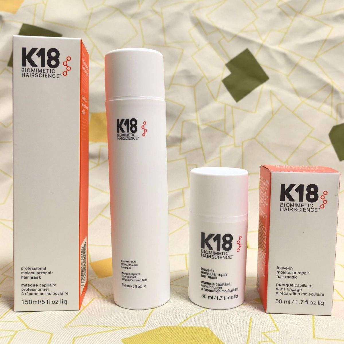 Hot K18 150ml 50ml Leave-In Mo - đánh giá và giá Hair Care K18