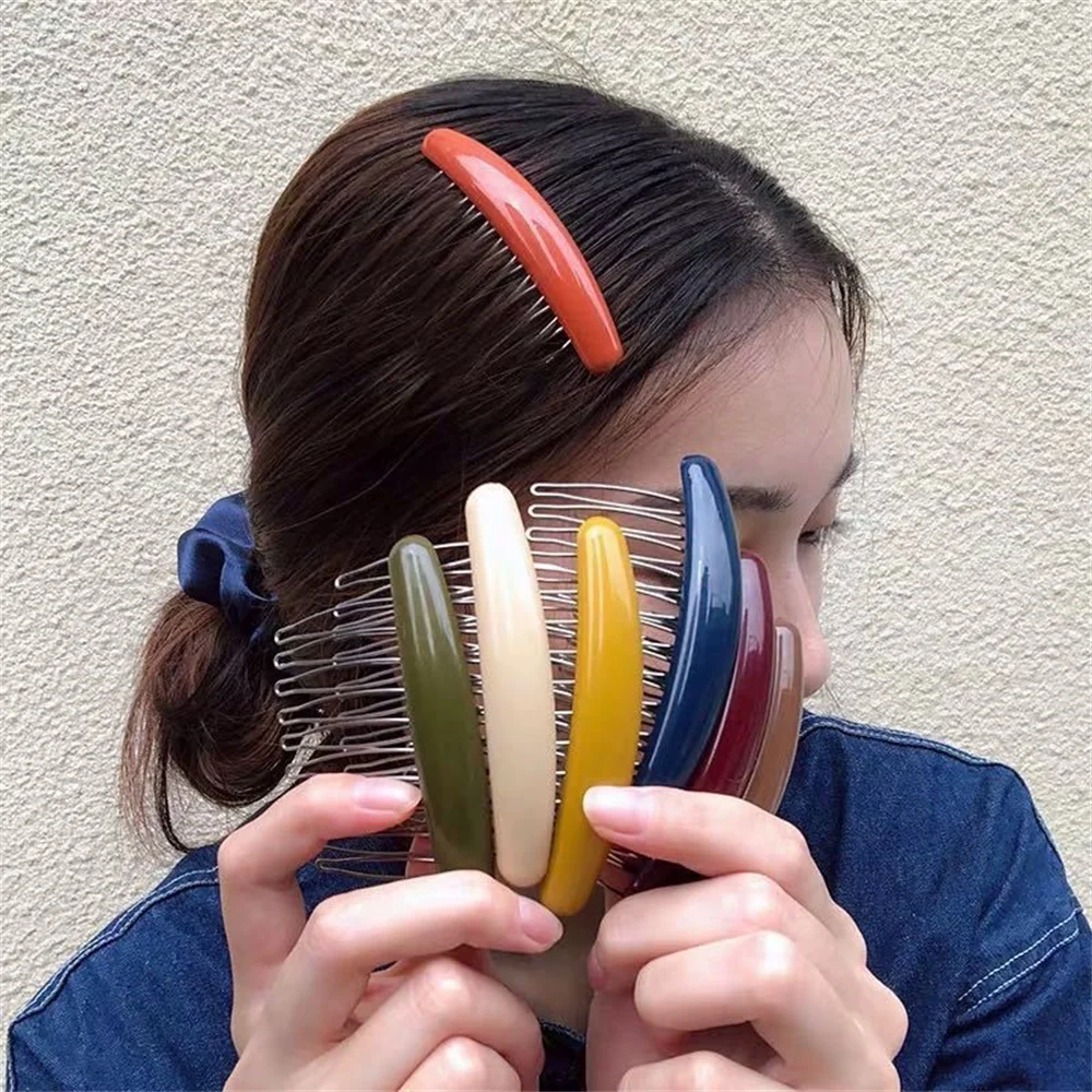 Màu Trơn Nữ Chuối Tóc Cột Tóc  - đánh giá và giá Hair Care Korean Products