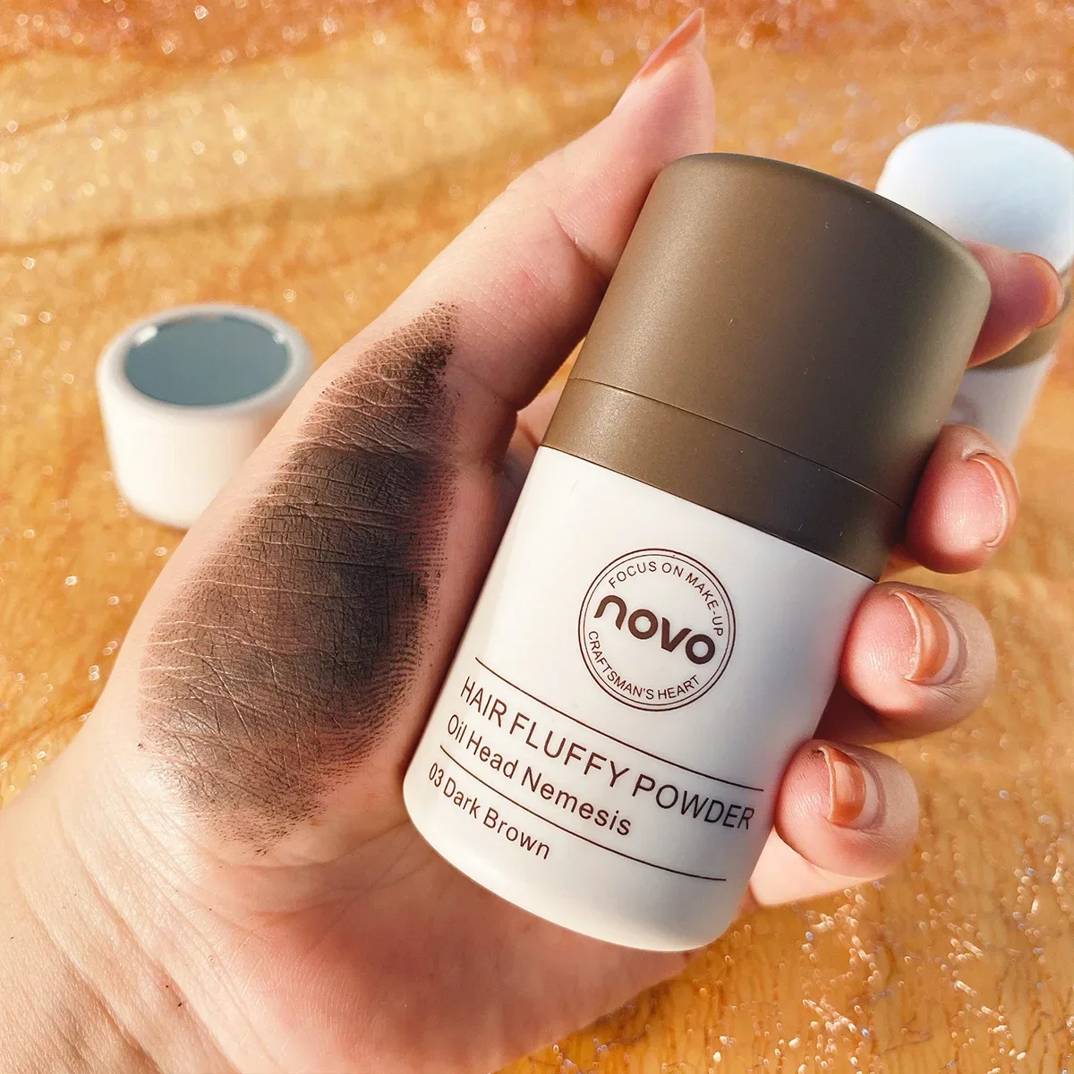 Novo Hair Pluffy Powder - Oil  - đánh giá và giá Hair Care Products