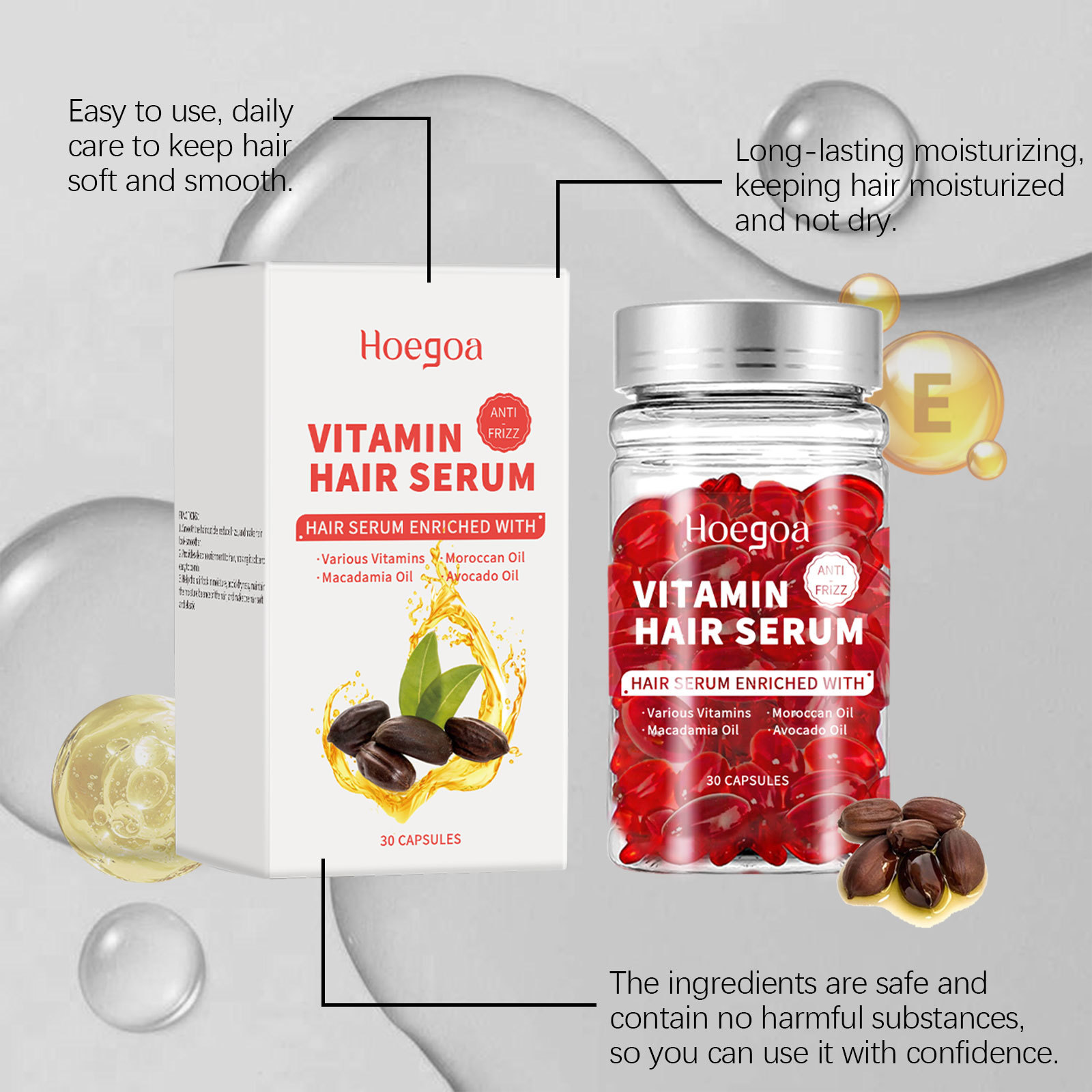 Vitamin Hair Care Serum Capsul - đánh giá và giá Hair Care Products