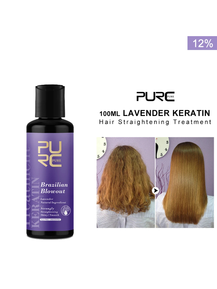 PURC Lavender 12% Brazilian Ke - đánh giá và giá Hair Care Korean Products