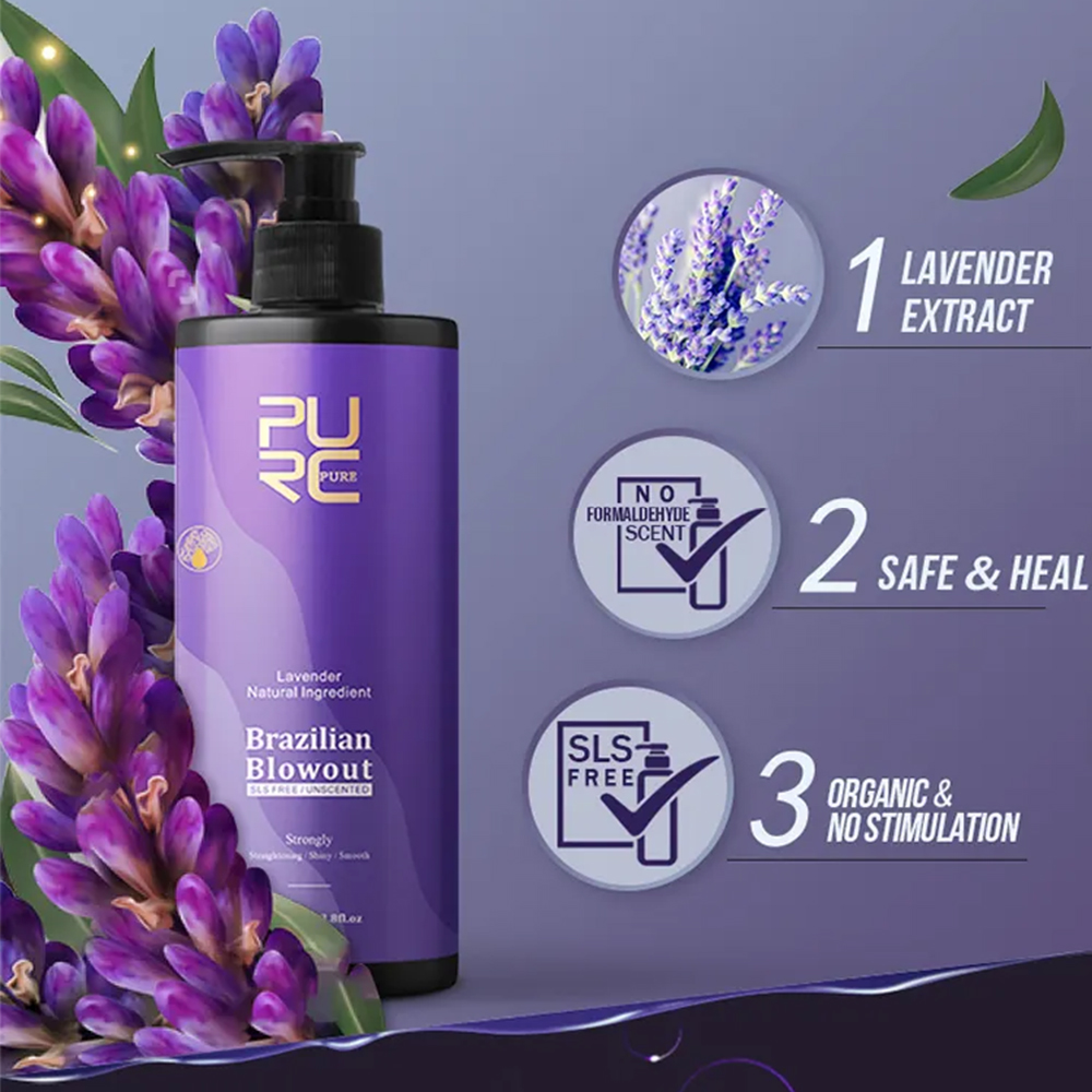 PURC Lavender 12% Brazilian Ke - đánh giá và giá Hair Care Korean Products